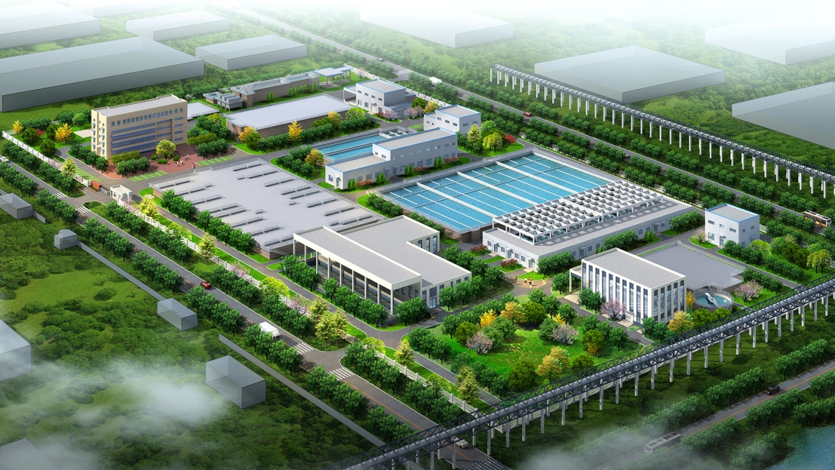 泰興市濱江污水處理總廠擴(kuò)建工程