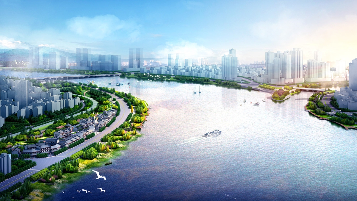 衡陽市濱江新區(qū)耒水以南沿江風(fēng)光帶景觀、濕地公園、道路工程