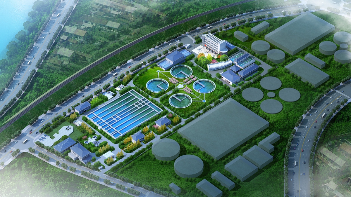 長(zhǎng)沙市新開(kāi)鋪污水處理廠