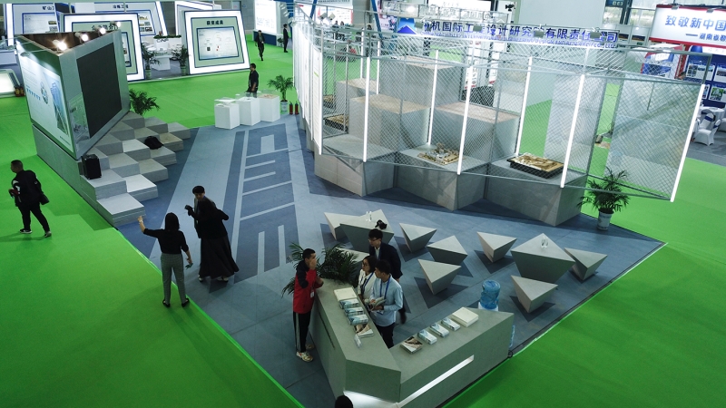 2019筑博會中機國際精彩亮相，省長許達哲親臨展位參觀調(diào)研