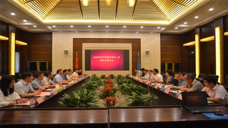 中機國際領(lǐng)導(dǎo)一行訪問中國中元
