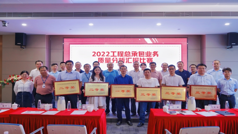 “夯實(shí)質(zhì)量基石 強(qiáng)化質(zhì)量創(chuàng)新 打造質(zhì)量?jī)?yōu)勢(shì)”——中機(jī)國(guó)際2022年“質(zhì)量月”系列活動(dòng)之工程總承包業(yè)務(wù)質(zhì)量分析匯報(bào)比賽圓滿(mǎn)落幕