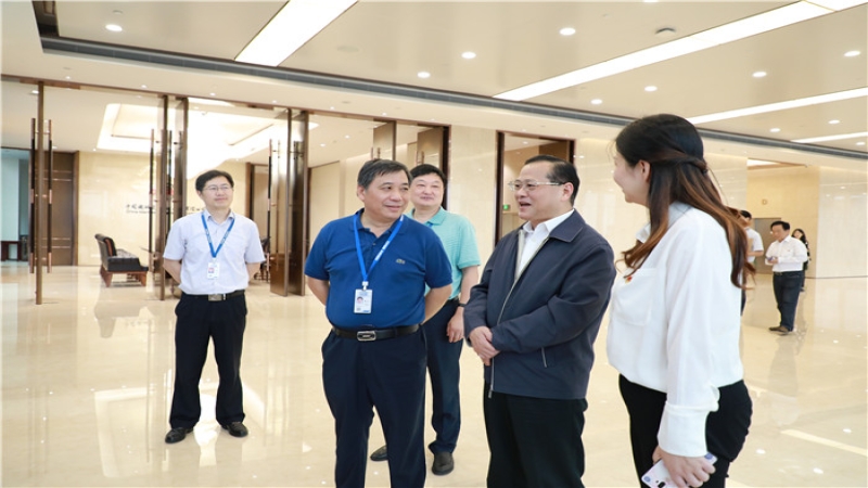 雨花區(qū)委書記張敏一行調(diào)研中機(jī)國際